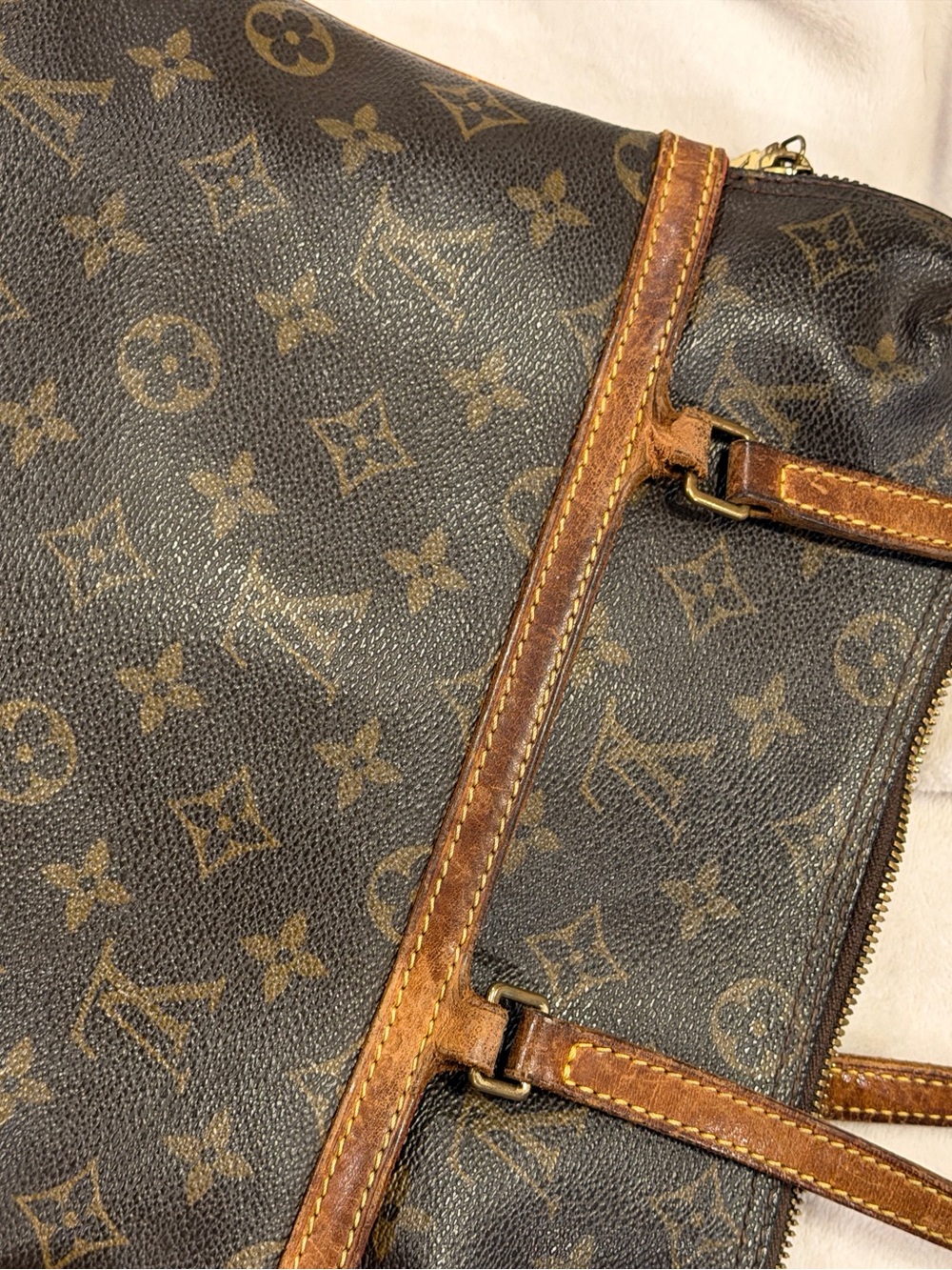 Authentic Louis Vuitton Popincourt Haut Monogram Shoulder Tote Vintage LV Bag - Picture 3 of 9